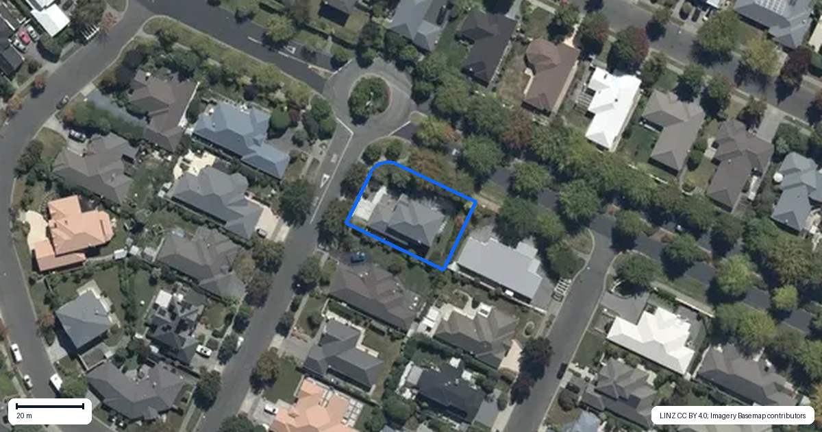 Property context map for 1 Annaby Drive, Northwood, Christchurch