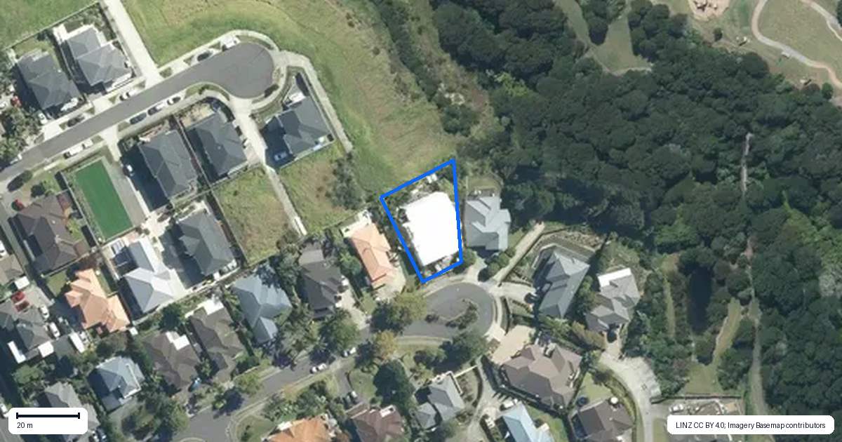 Property context map for 16 Meharg Place, Fairview Heights, Auckland