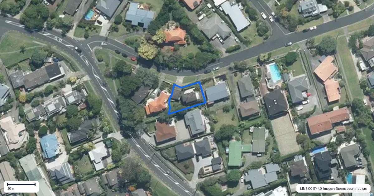 Property context map for 1B Brighton Terrace, Mairangi Bay, Auckland