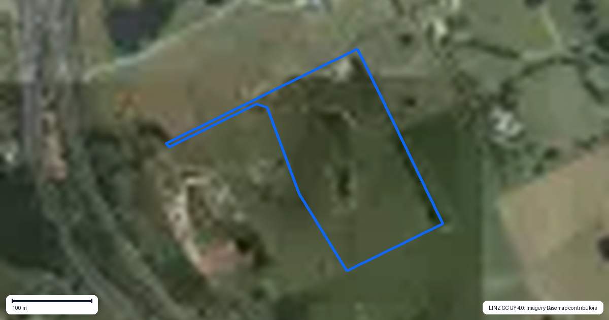 Property context map for 58 Jimeda Road, Pokeno