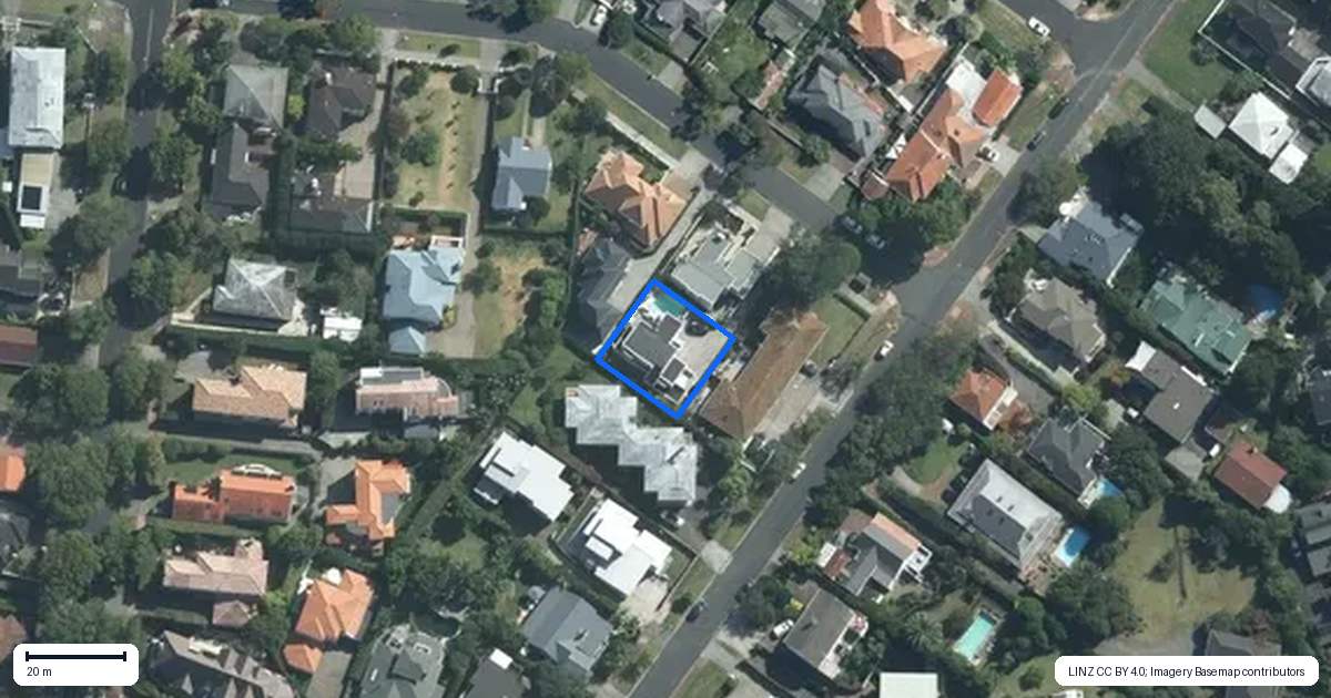 Property context map for 41A Benbow Street, Saint Heliers, Auckland