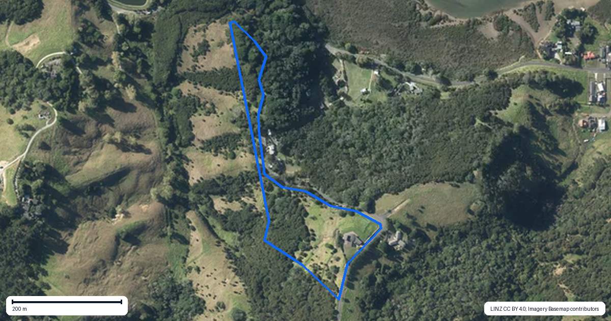 Property context map for 83 Jervis Road, Waiwera, Orewa
