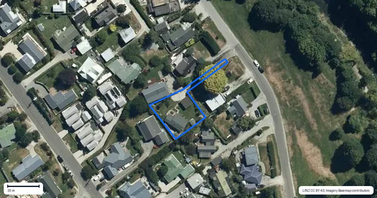 Property context map for 10B Norfolk Street, Arrowtown