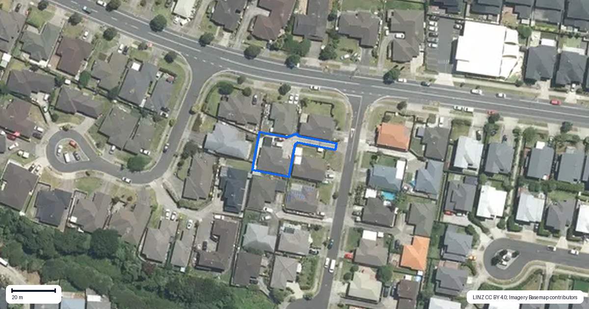 Property context map for 5 Genesis Place, Flat Bush, Auckland