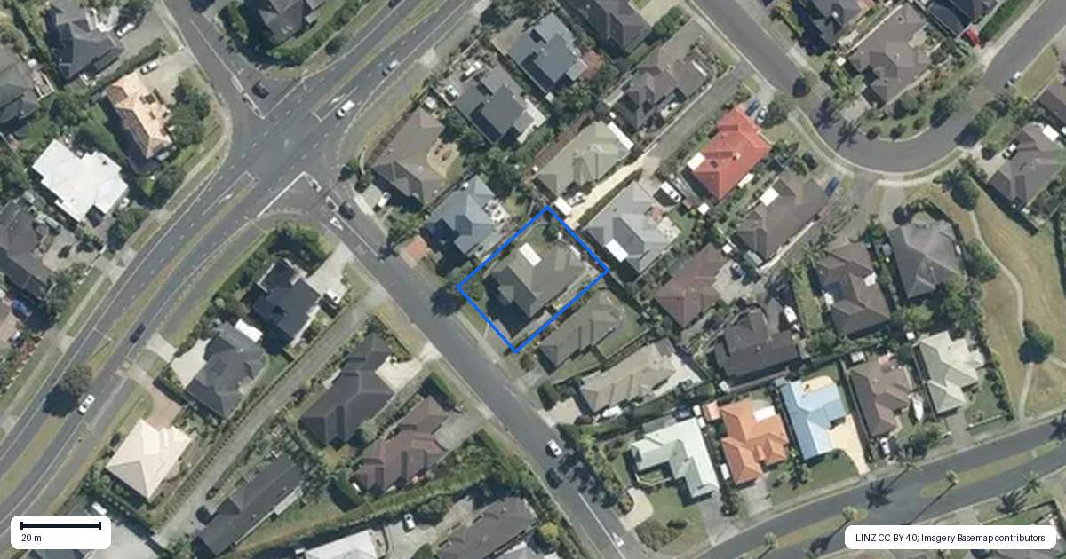 Property context map for 125 Grovenor Drive, Orewa