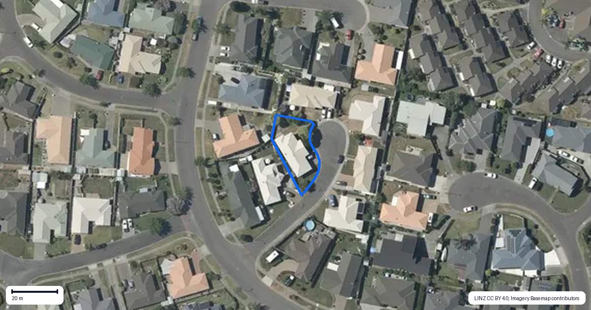 Property context map for 6 Ellerslie Place, Taradale, Napier