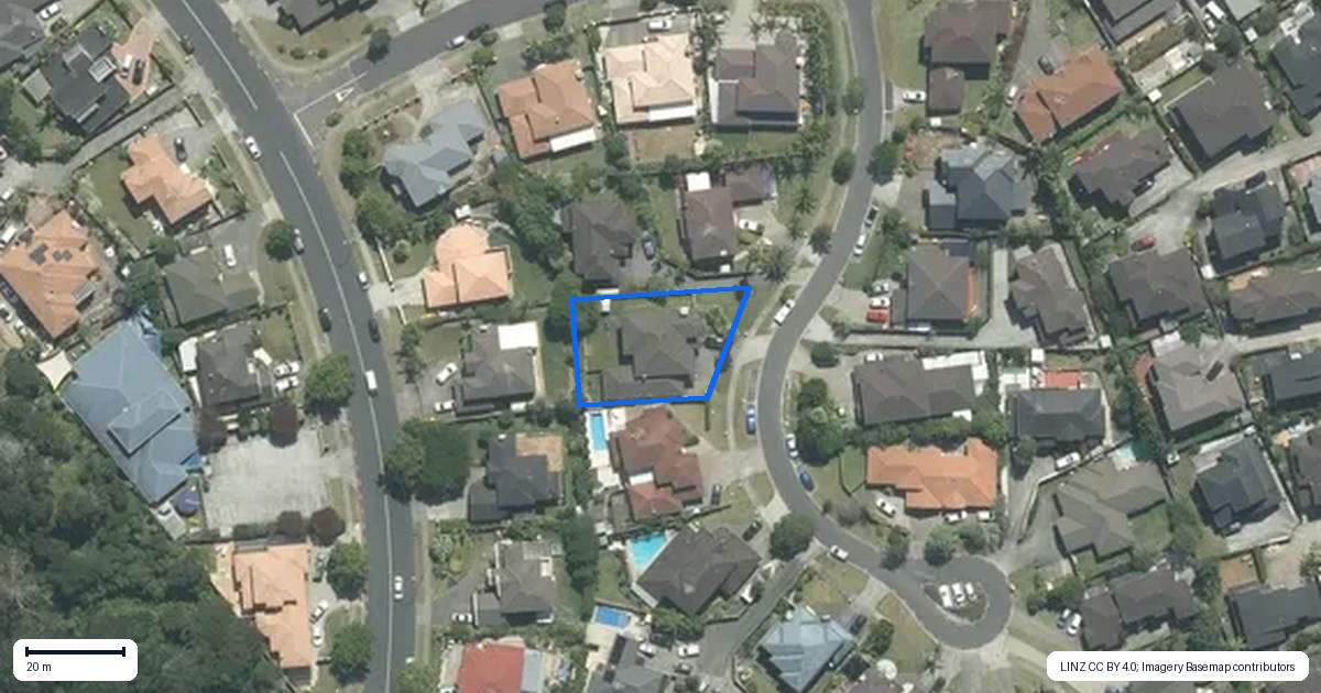 Property context map for 7 Malin Place, Pinehill, Auckland