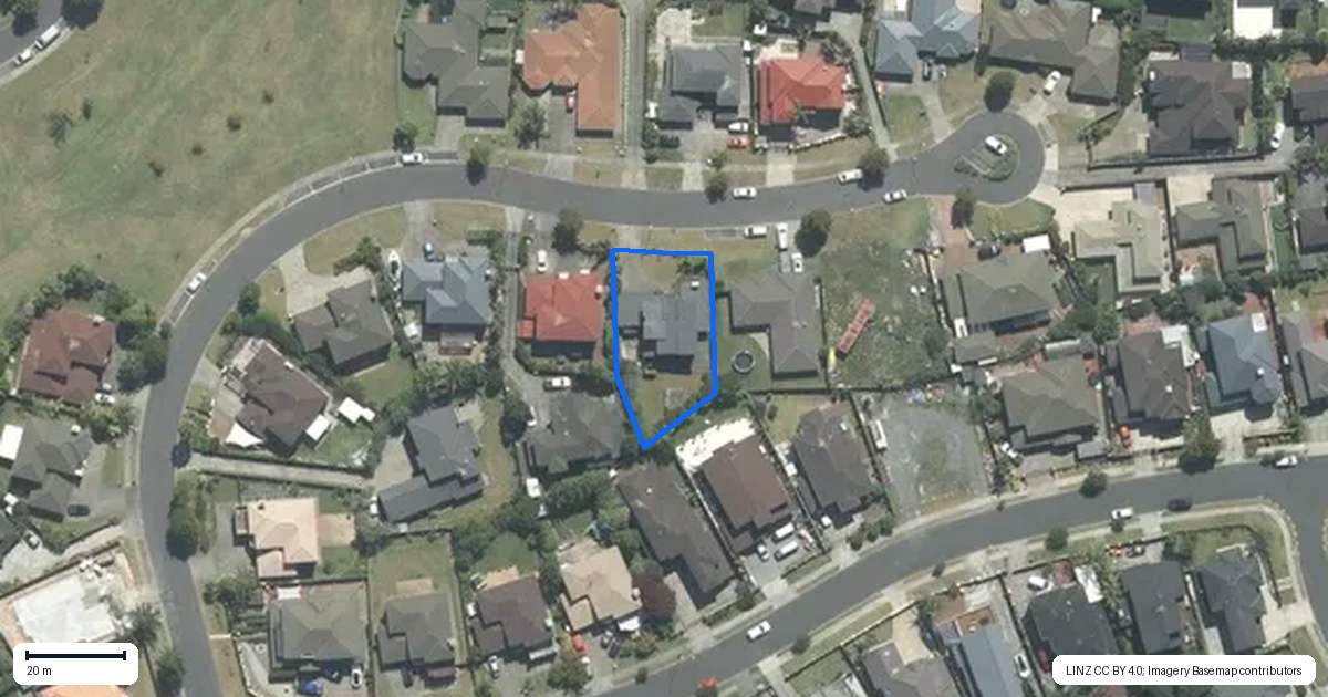 Property context map for 17 Glen Bay Close, Pinehill, Auckland