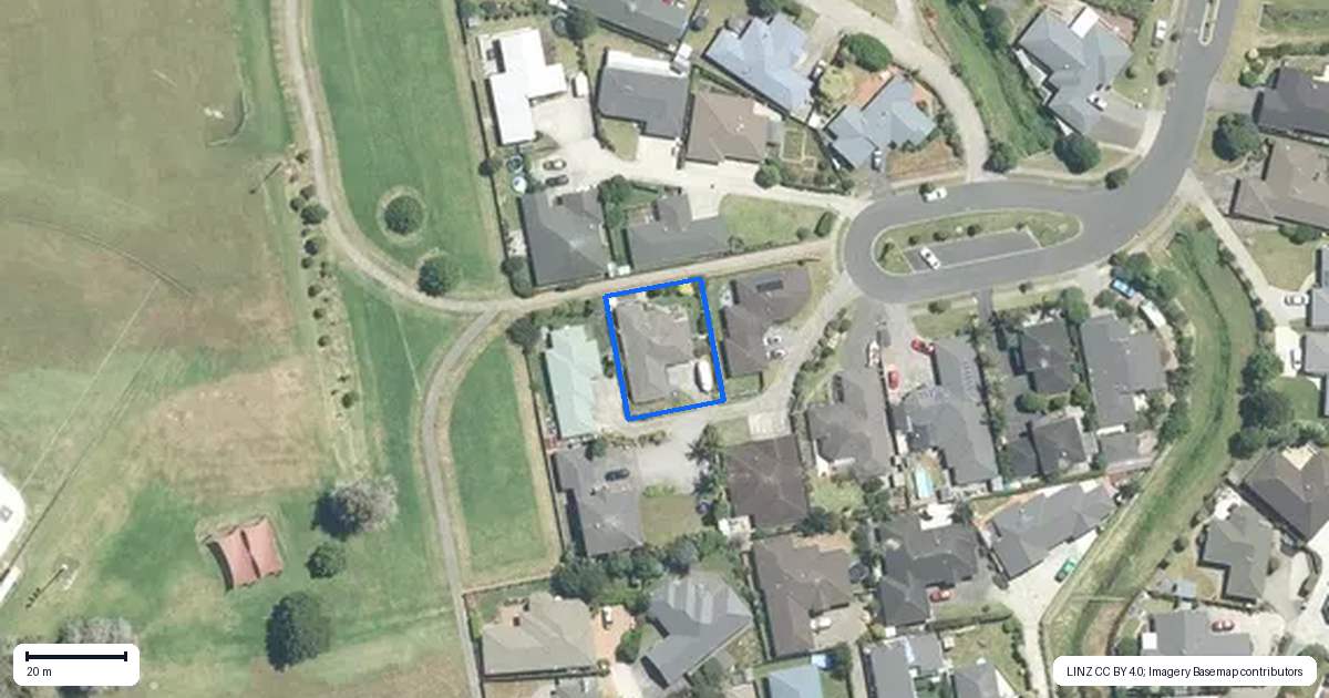 Property context map for 24 Eastside Drive, Pukekohe