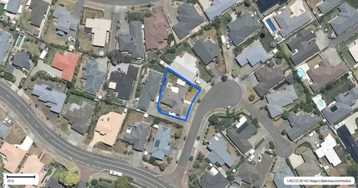 Property context map for 5 Scott Place, Havelock North
