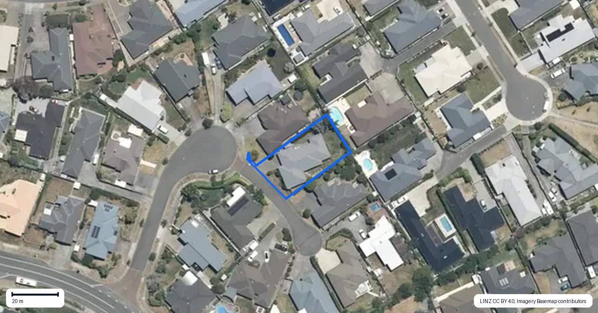 Property context map for 17 Scott Place, Havelock North