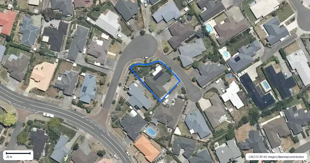 Property context map for 6 Scott Place, Havelock North