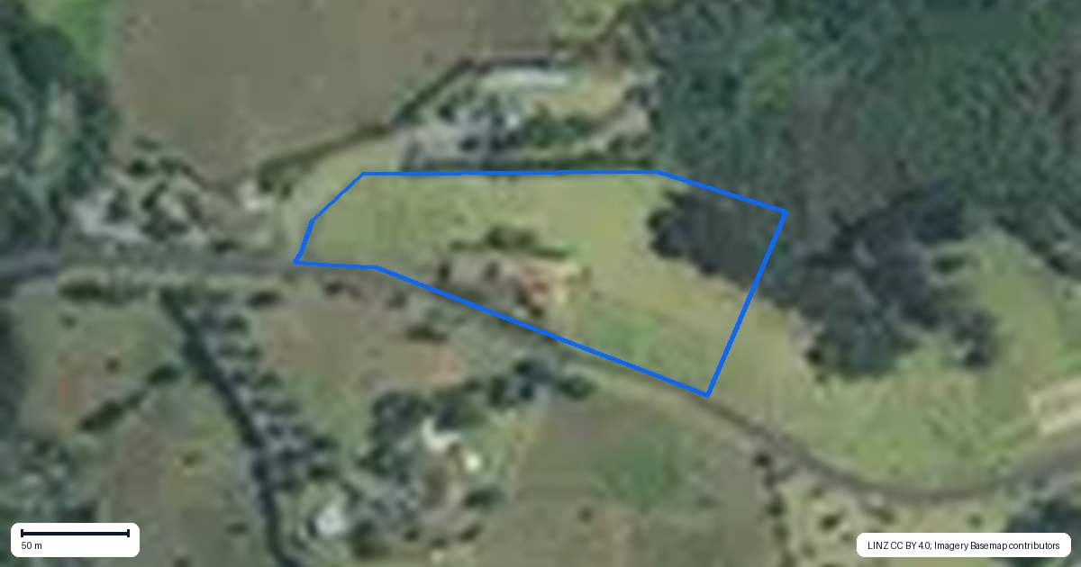 Property context map for 55 Kingfisher Drive, Kerikeri