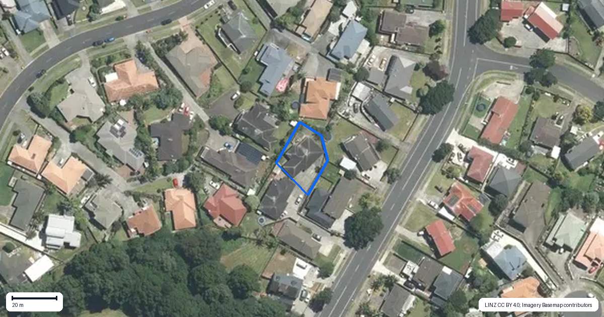 Property context map for 33C Everglade Drive, Goodwood Heights, Auckland