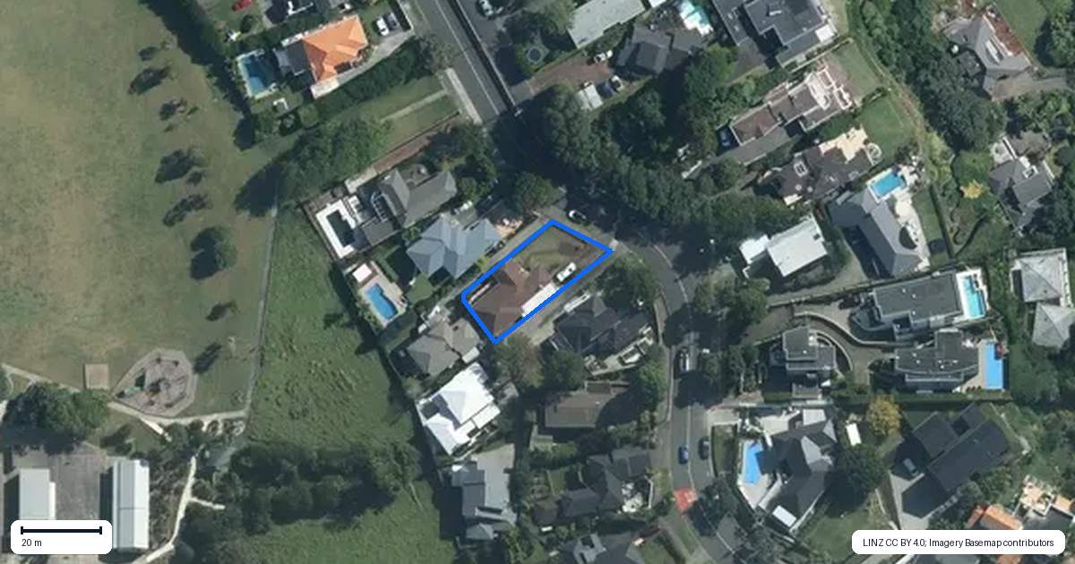 Property context map for 368 Riddell Road, Glendowie, Auckland
