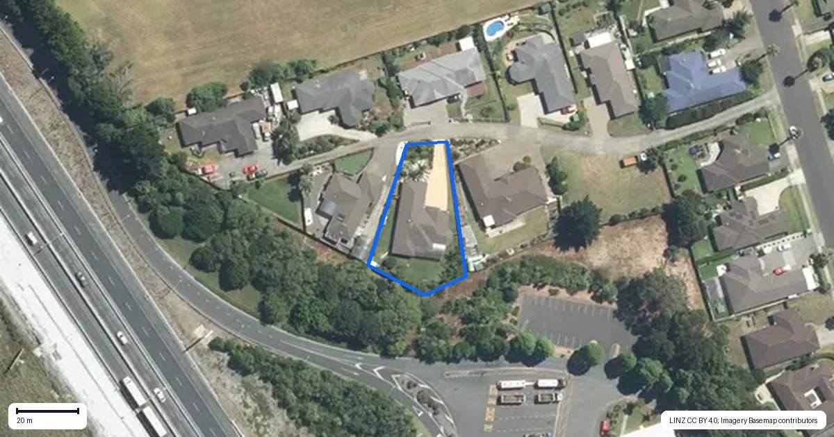 Property context map for 49 Parkhaven Drive, Rosehill, Papakura