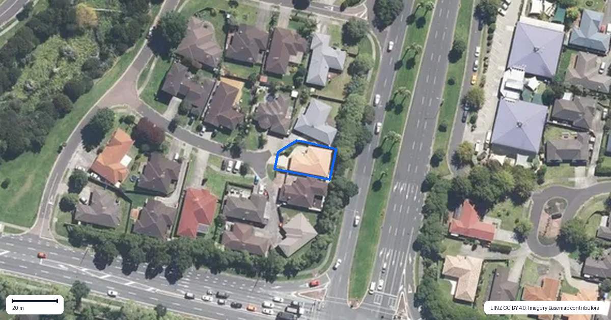 Property context map for 10 Kilbaha Close, East Tamaki, Auckland