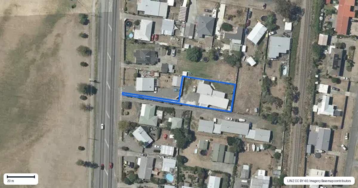 Property context map for 444A Main North Road, Bay View, Napier