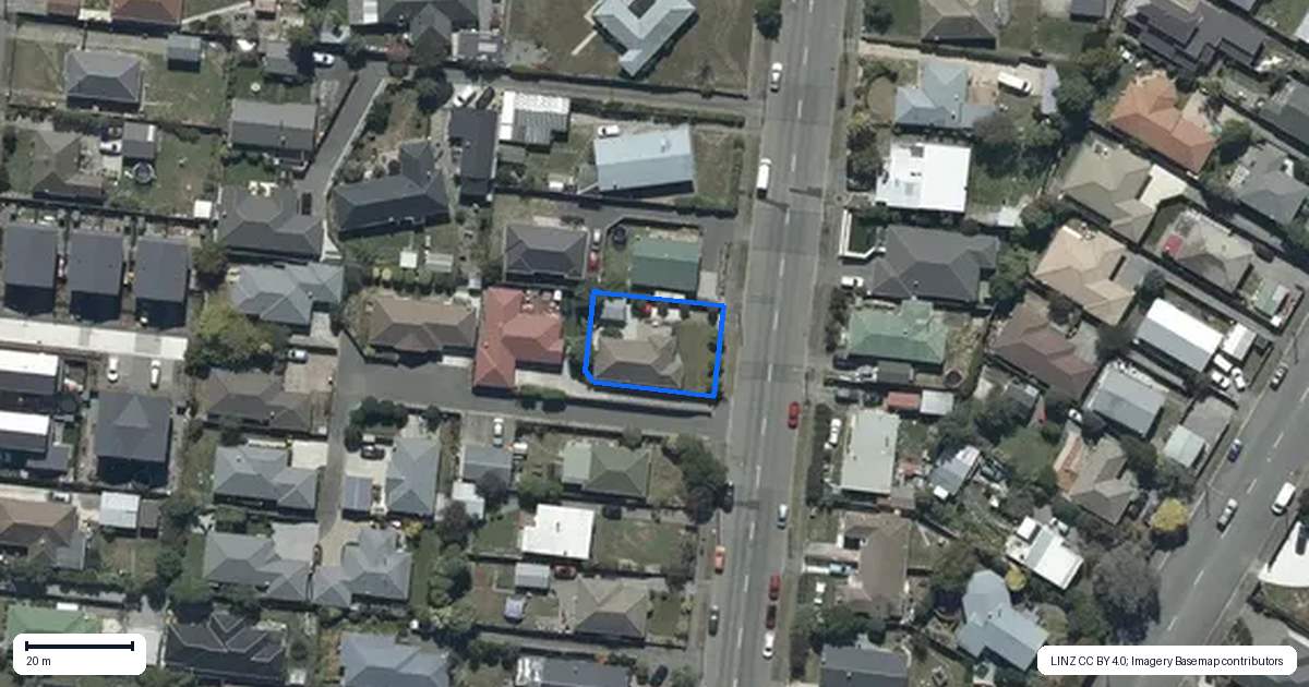 Property context map for 27 Parnwell Street, Burwood, Christchurch
