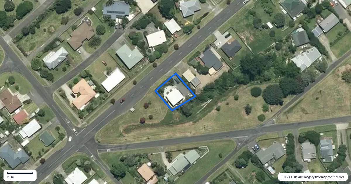 Property context map for 1090 Rings Road, Coromandel