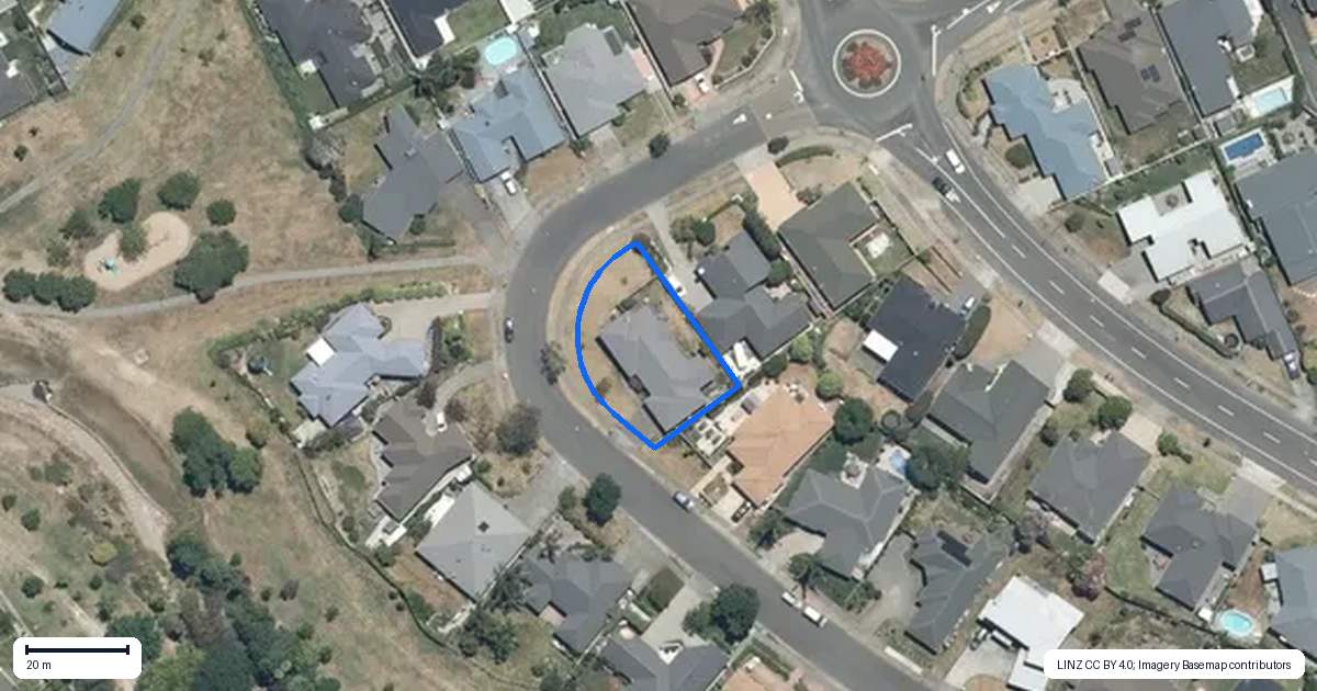 Property context map for 5 Fairview Place, Havelock North