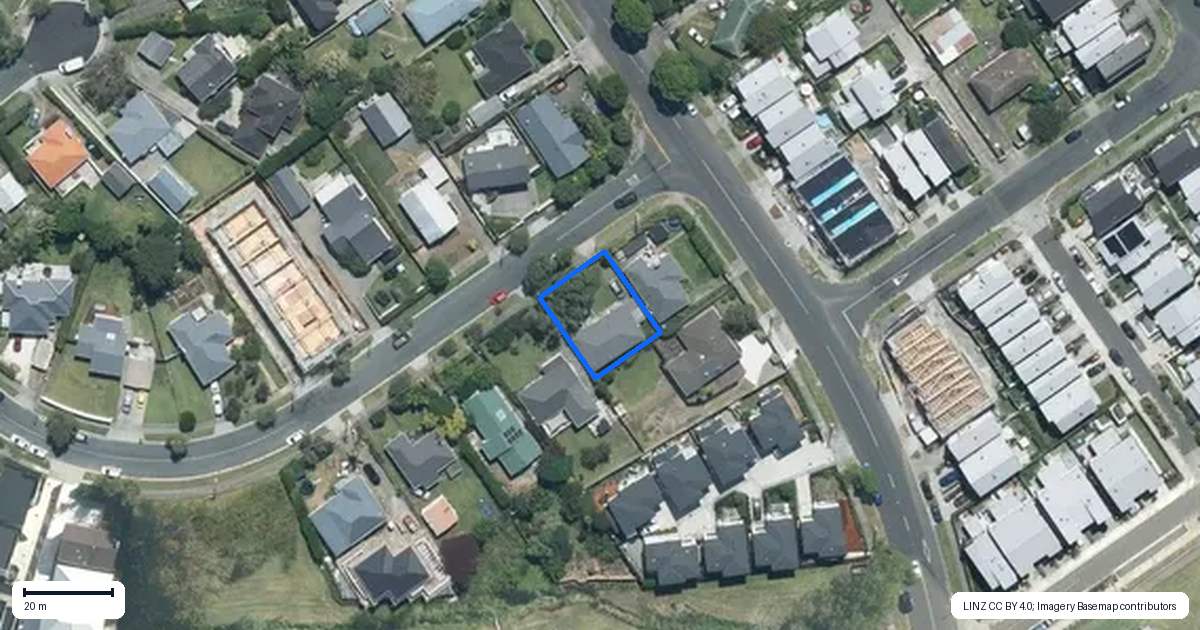 Property context map for 25 Sloane Street, Glen Innes, Auckland