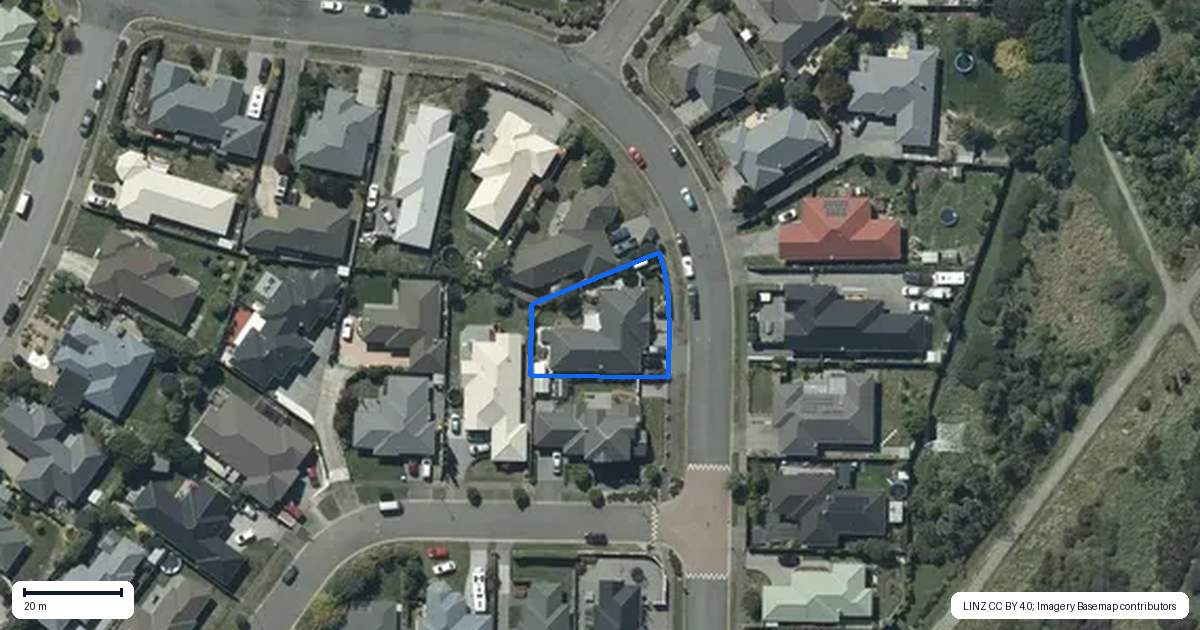 Property context map for 34 Shearwater Drive, Woolston, Christchurch