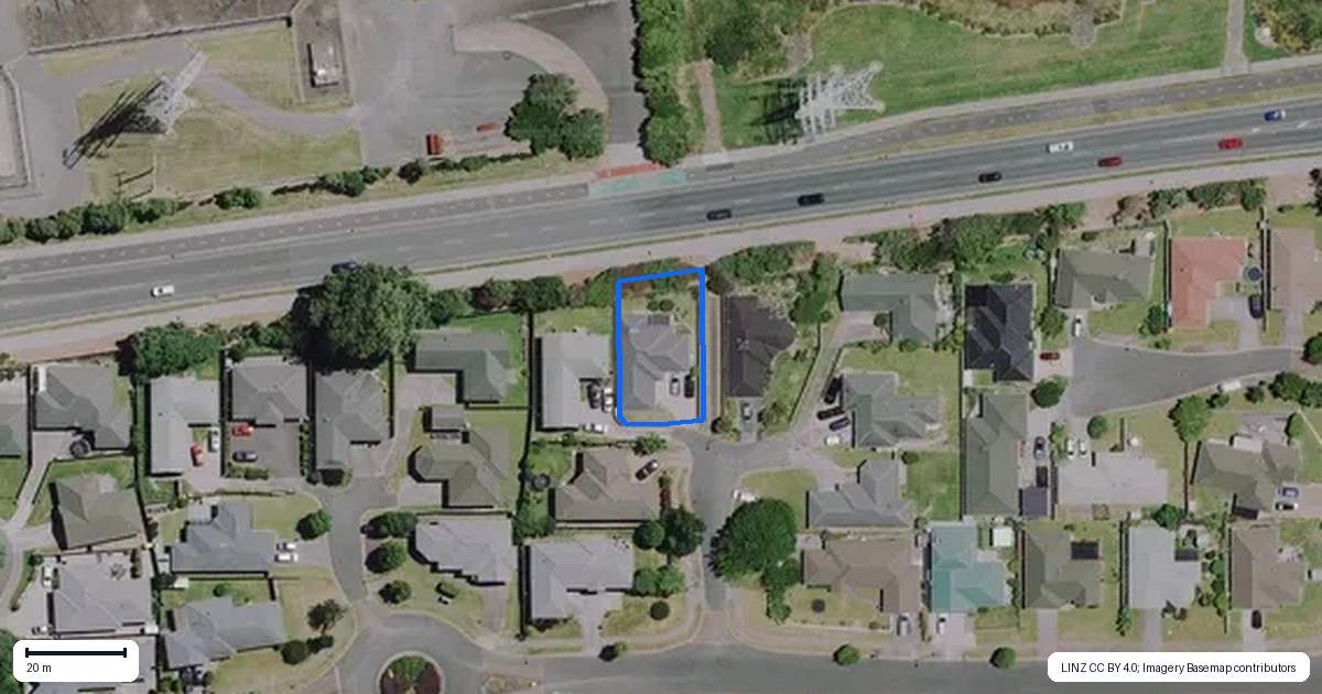 Property context map for 8 Ashgrove Court, Hamilton East, Hamilton