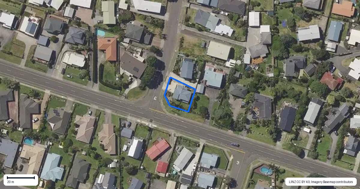 Property context map for 2C Tuati Street, Ohope
