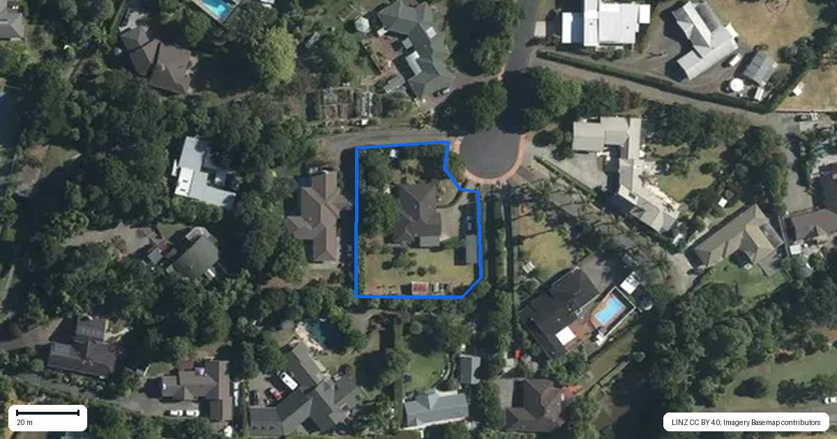Property context map for 26 Cloverfields Drive, Waimauku