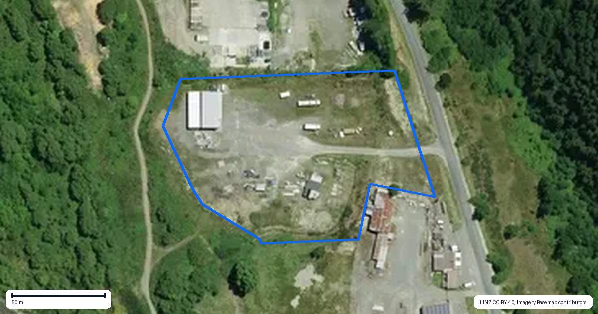 Property context map for 205 Jacks Pass Road, Hanmer Springs