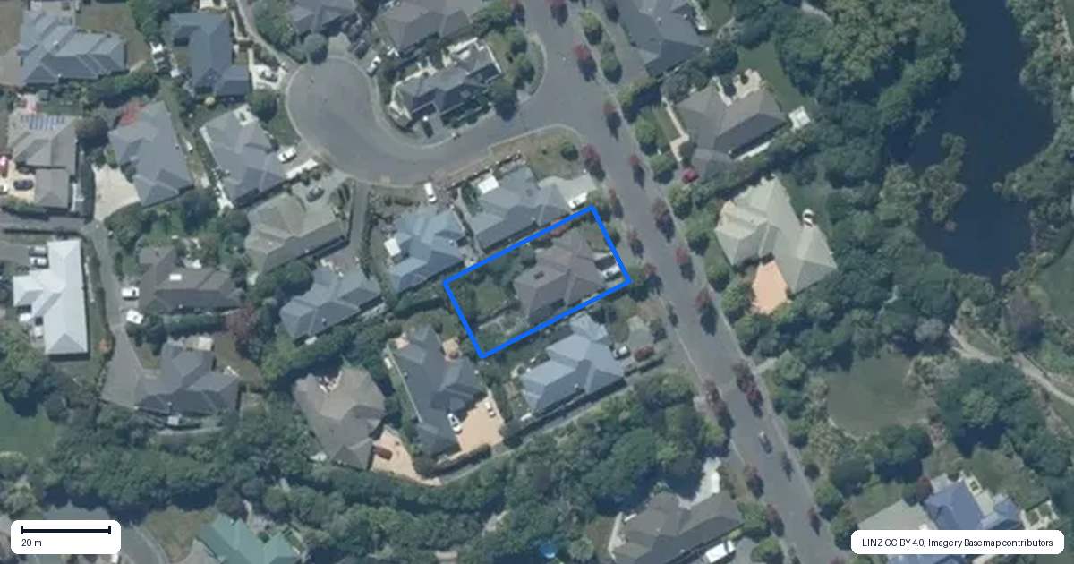 Property context map for 16 Ryelands Drive, Lincoln