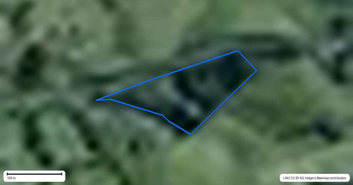 Property context map for 7325 State Highway 1, Kaitaia