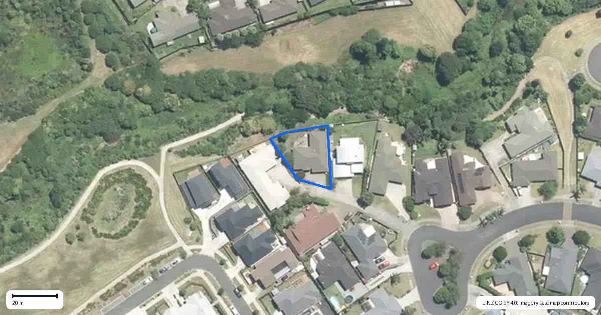 Property context map for 36 Greig Place, Pukekohe