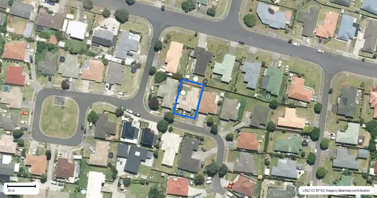 Property context map for 6 Piriti Place, Weymouth, Auckland