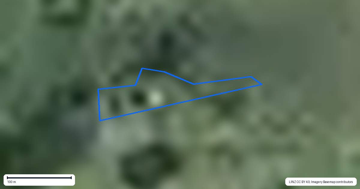 Property context map for 17 Huia Road, Kaeo