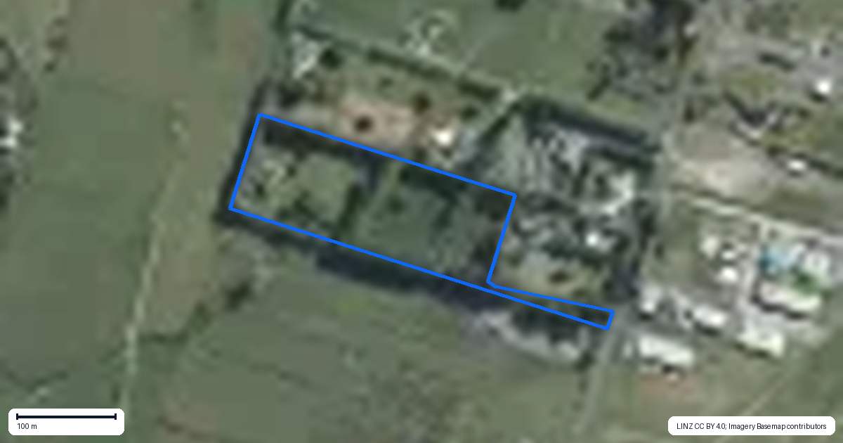 Property context map for 295 Postman Road, Dairy Flat