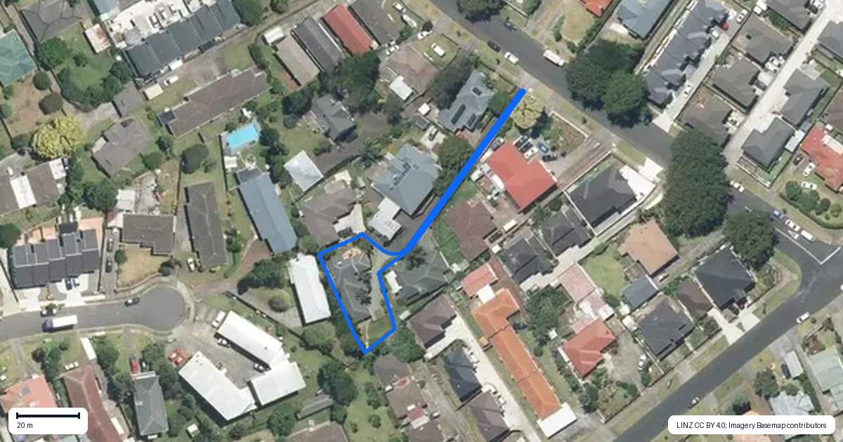 Property context map for 55C Landscape Road, Papatoetoe, Auckland