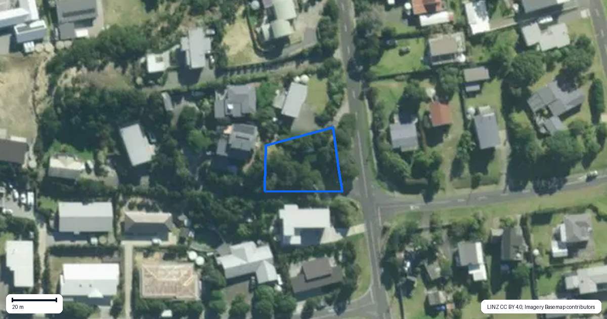 Property context map for 38 Moir Point Road, Mangawhai Heads, Mangawhai