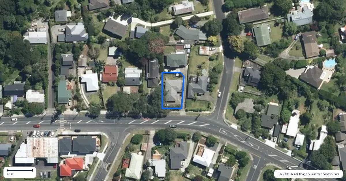 Property context map for 163 Golf Road, Titirangi, Auckland