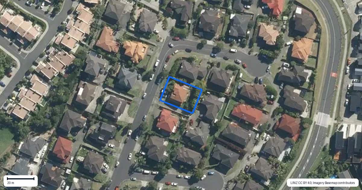Property context map for 13 Joy Street, Albany Heights, Auckland