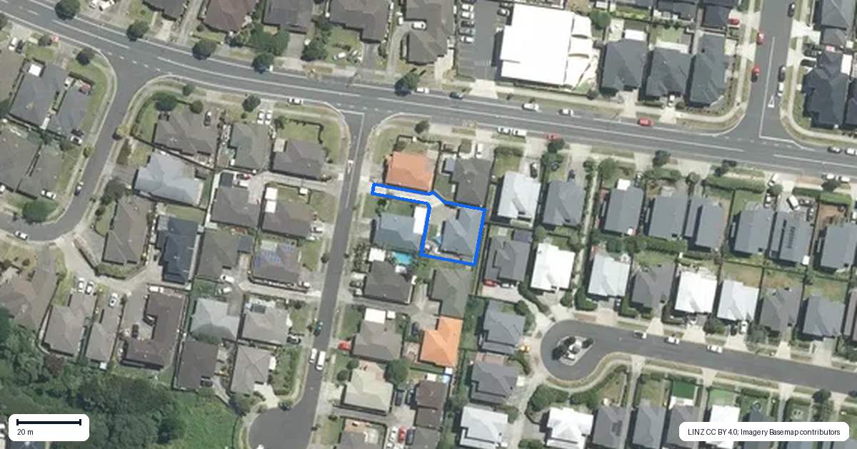 Property context map for 6 Genesis Place, Flat Bush, Auckland