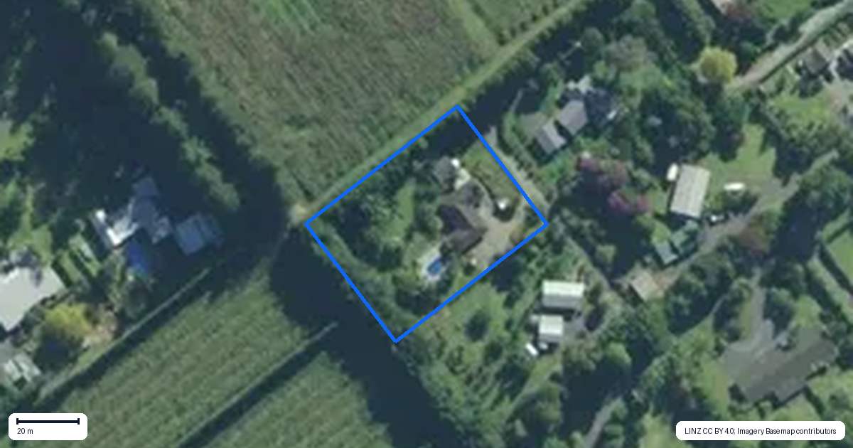 Property context map for 40B Darwin Road, Kerikeri