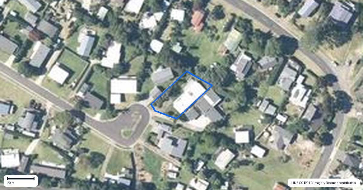Property context map for 139 Opera Place, Whangapoua, Coromandel