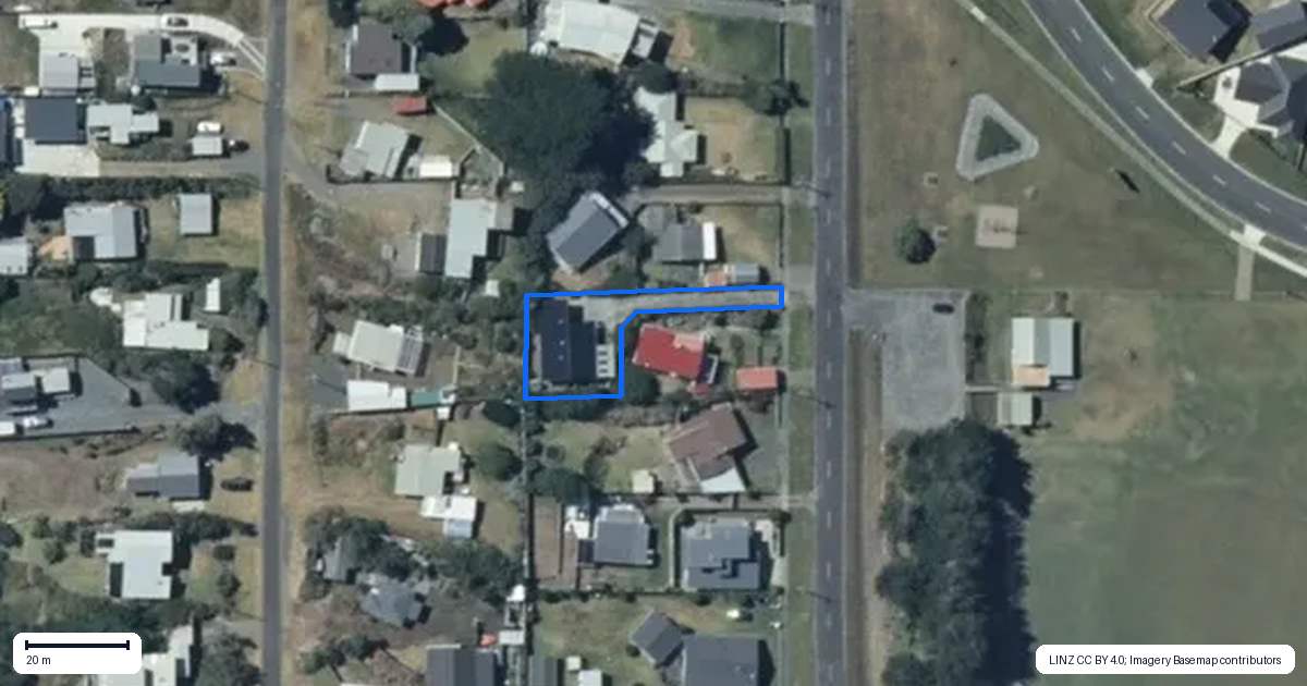 Property context map for 42A Signal Street, Foxton Beach, Foxton