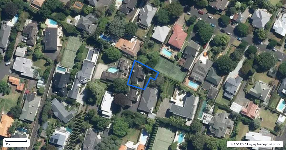 Property context map for 22B Golf Road, Epsom, Auckland