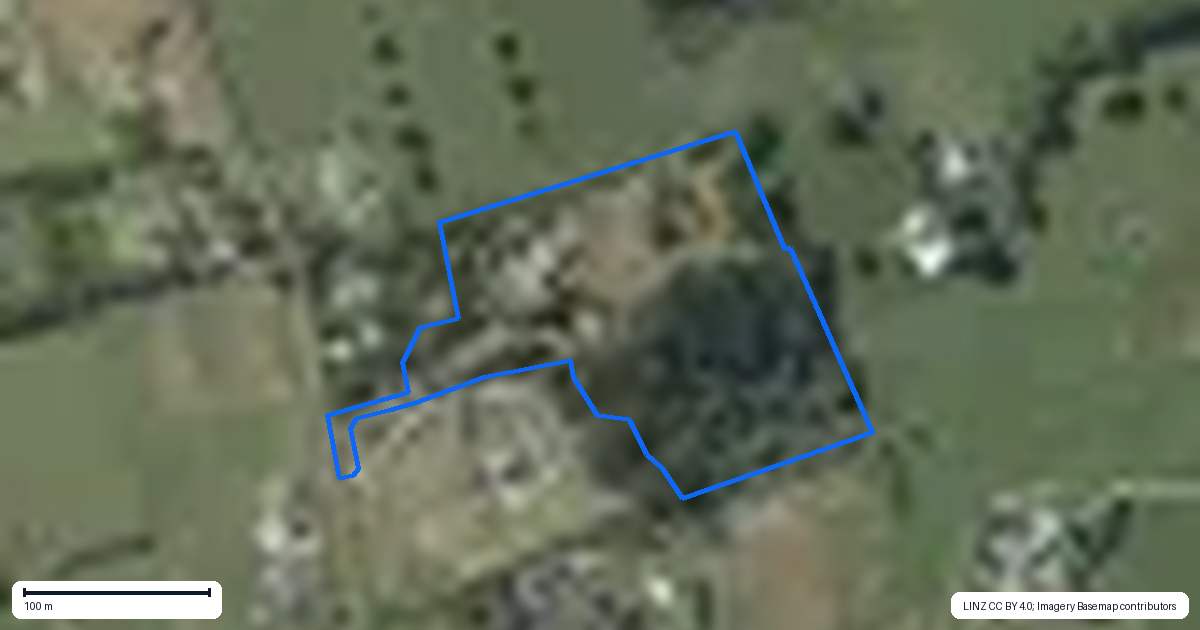 Property context map for 116 Woolrich Road, Te Kowhai, Hamilton