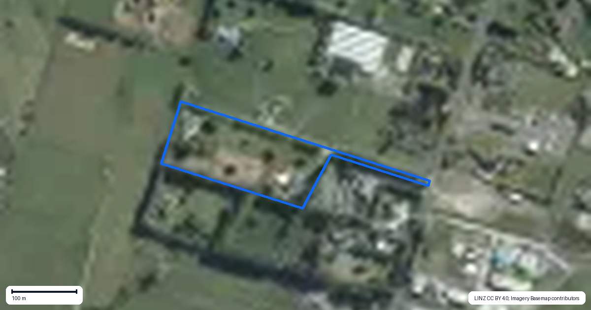 Property context map for 313 Postman Road, Dairy Flat