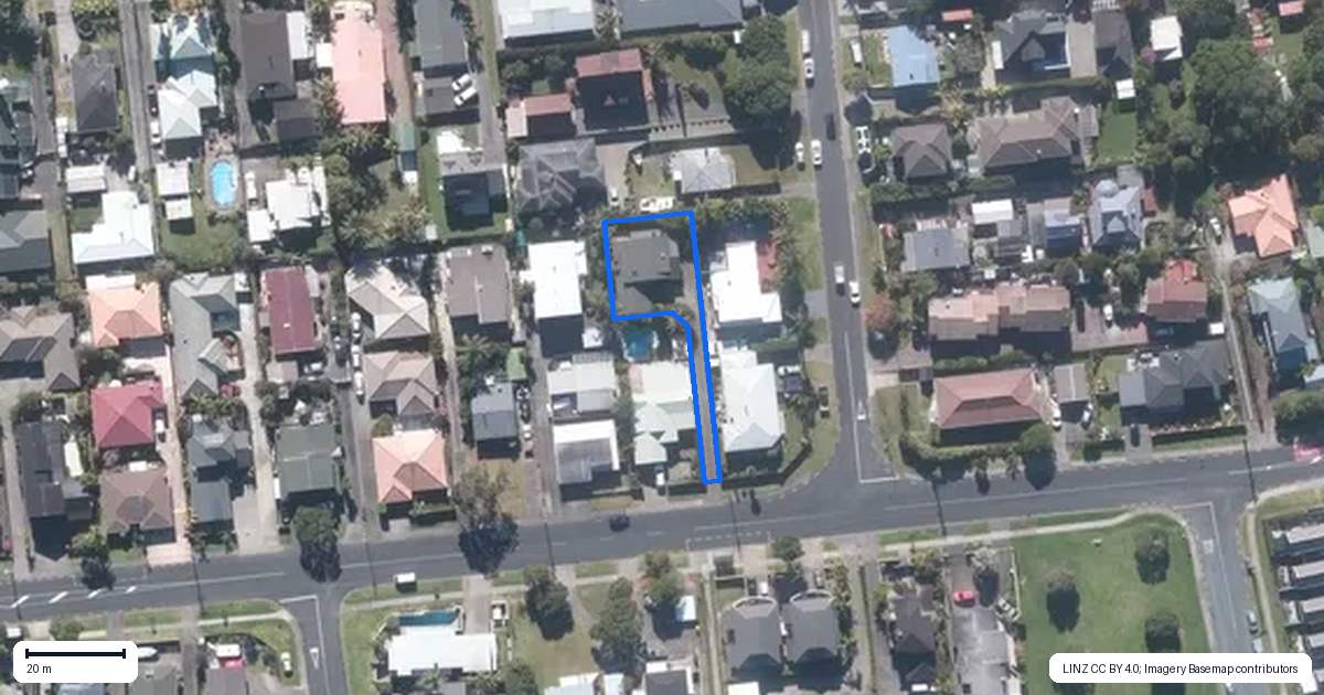 Property context map for 71A Bay Street, Red Beach, Whangaparaoa
