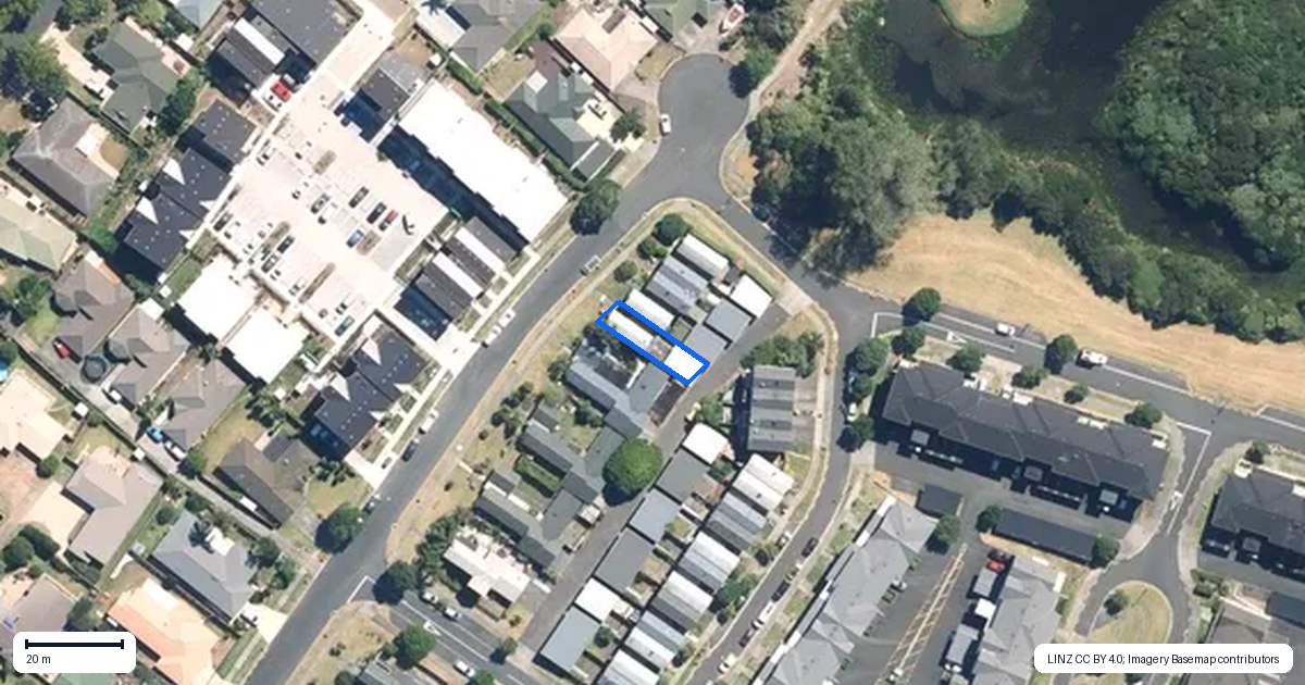 Property context map for 180 Guys Road, East Tamaki, Auckland